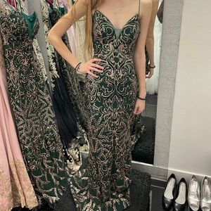 Prom dresses for sale! green: size XS, blue: size 1, black: size 1